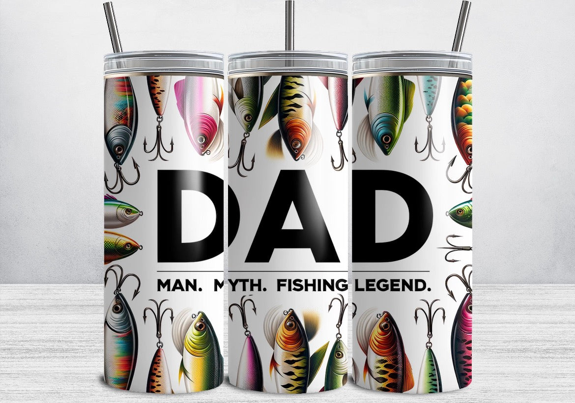 Dad Fishing Lures 20oz Tumbler