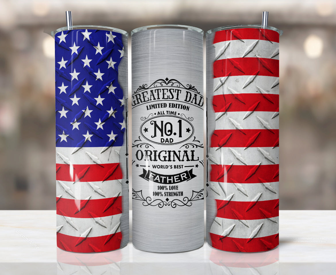 #1 Dad 20oz Tumbler