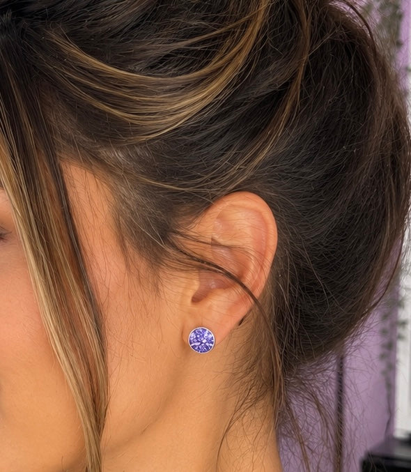 Glitter Stud Earrings