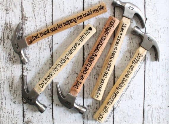 Personalized Hammers For Father’s Day.