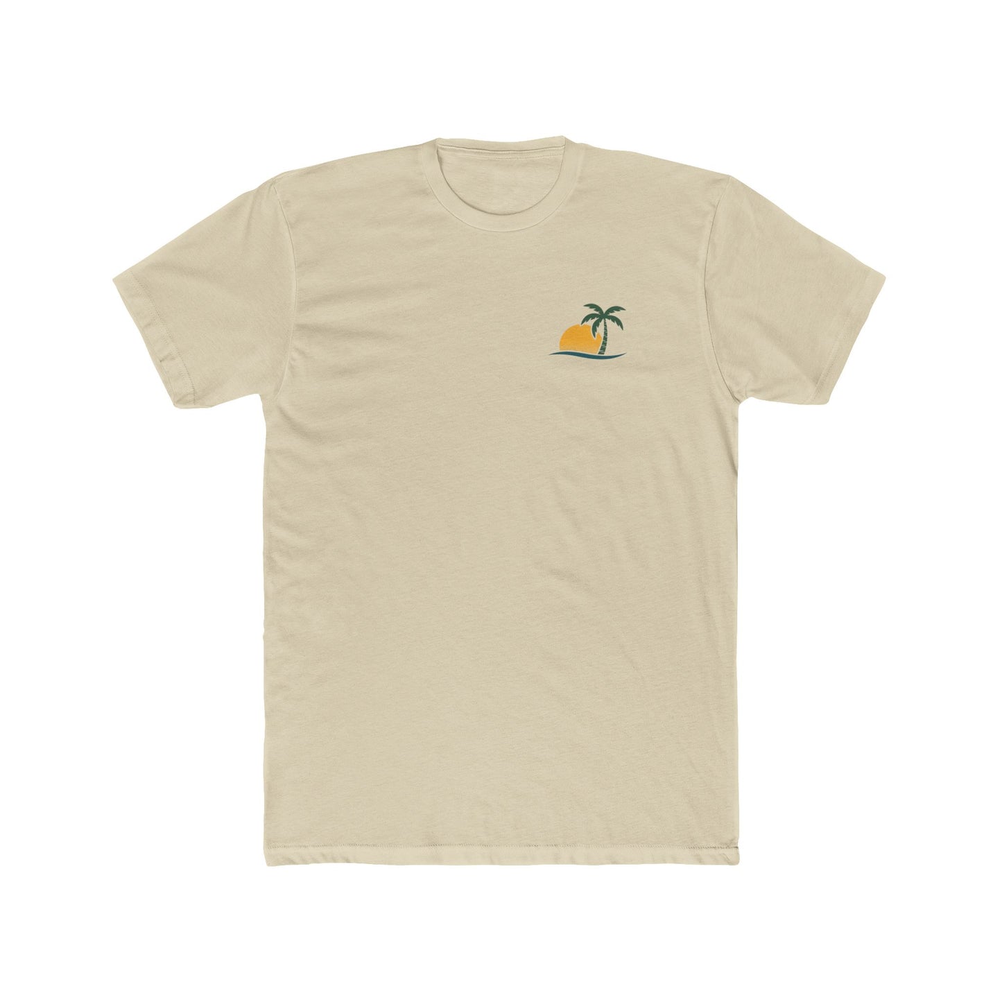 Good Vibes Great Times T‑Shirt — Retro Sunset Palm Tee
