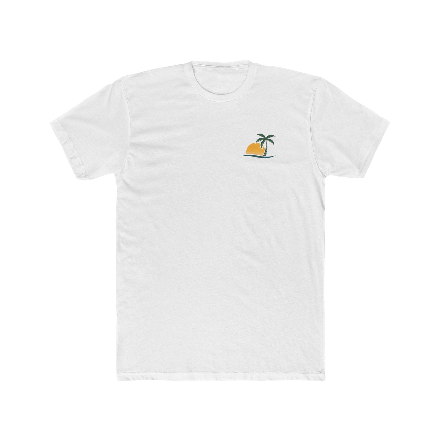 Good Vibes Great Times T‑Shirt — Retro Sunset Palm Tee