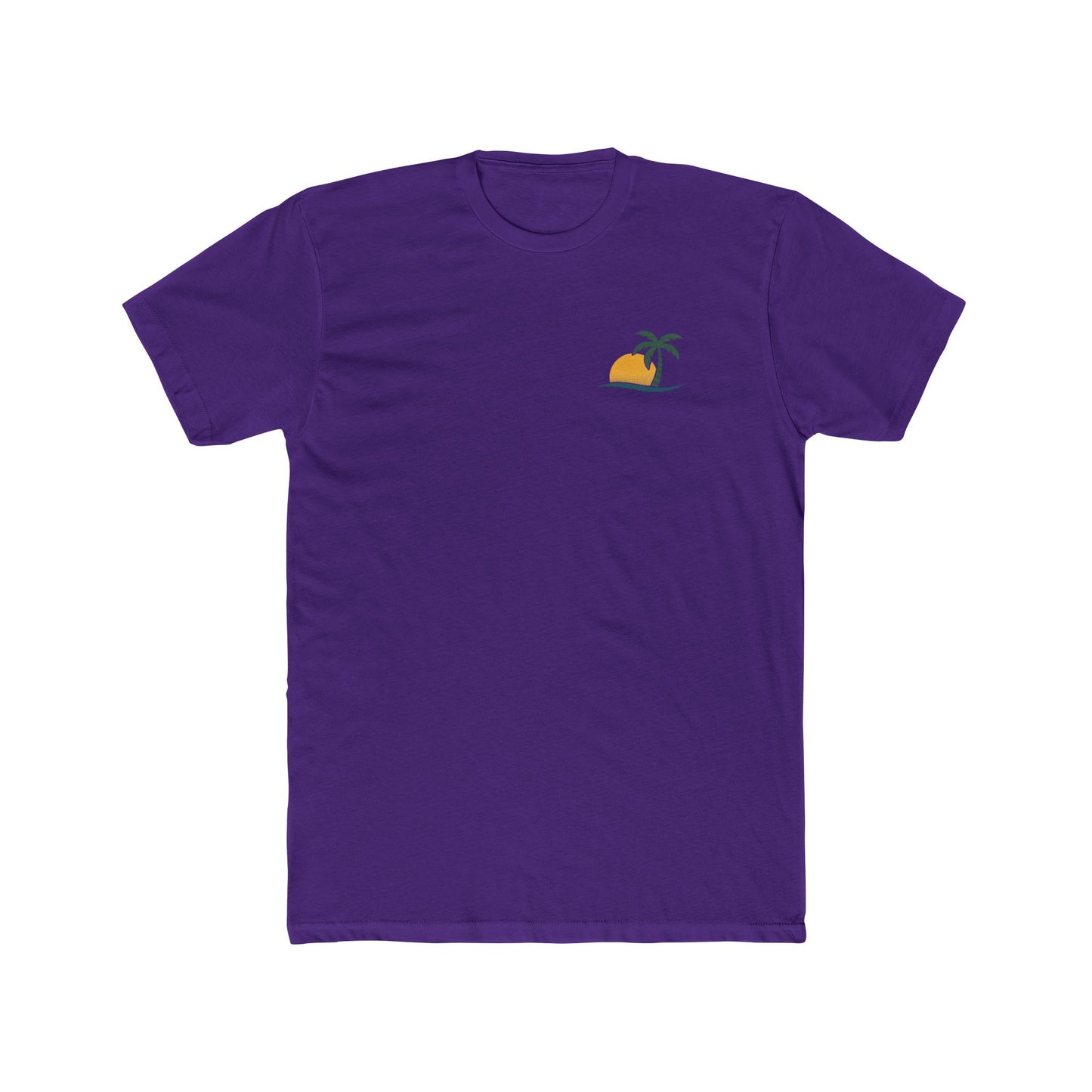 Good Vibes Great Times T‑Shirt — Retro Sunset Palm Tee