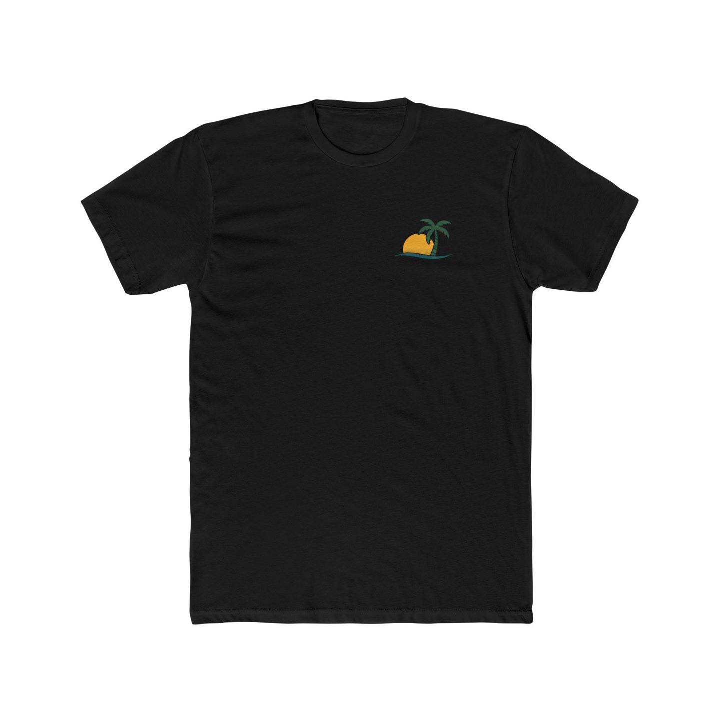 Good Vibes Great Times T‑Shirt — Retro Sunset Palm Tee