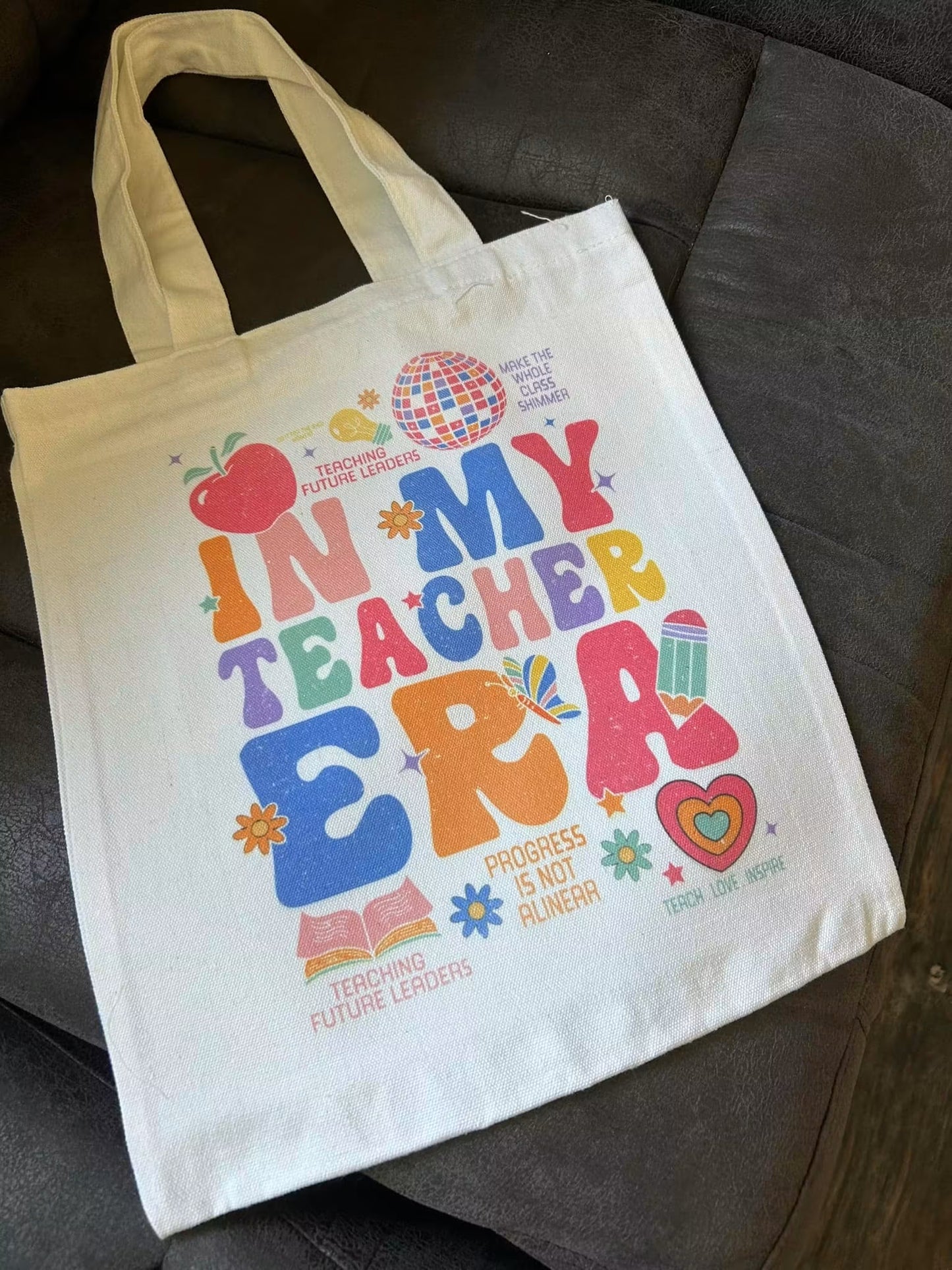 In My Teacher Era Tote Bage