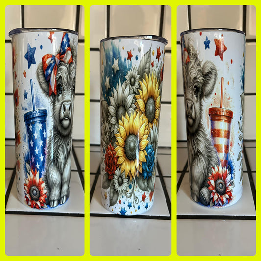 A-Moo-Rica 20oz Tumbler