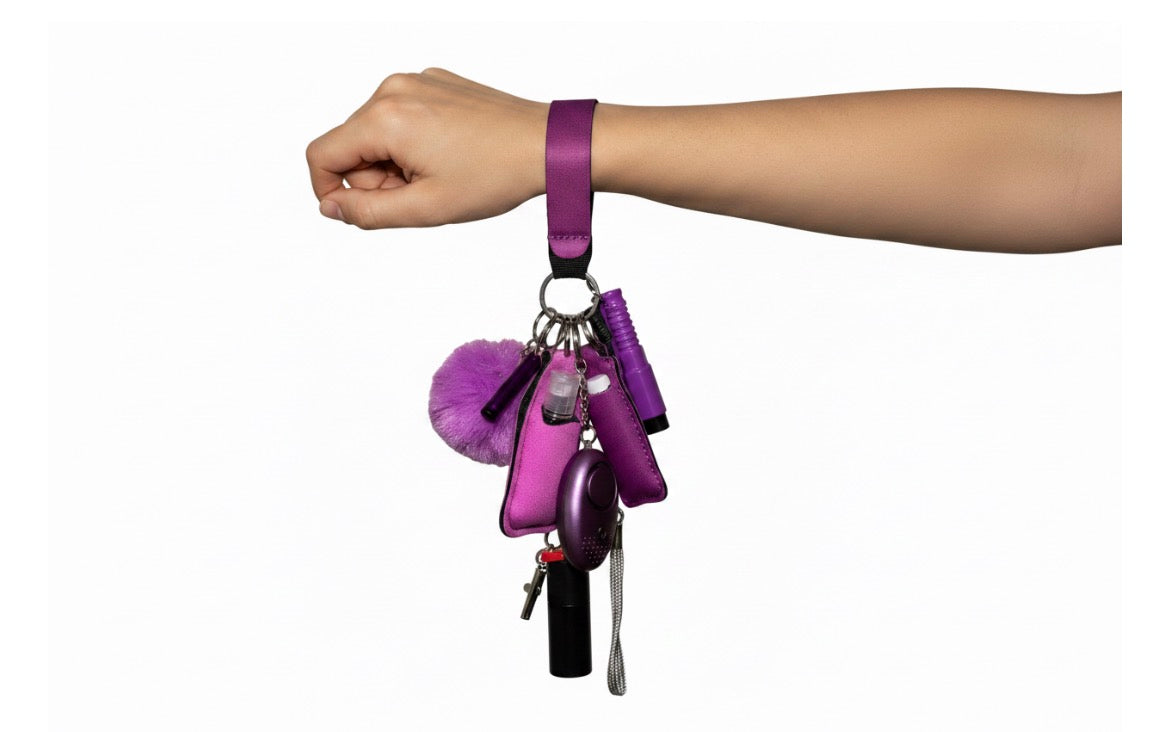 Safety Keychain with Pepper Spray
