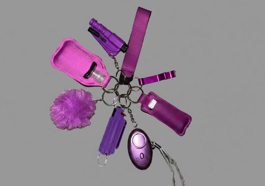 Safety Keychain with Pepper Spray