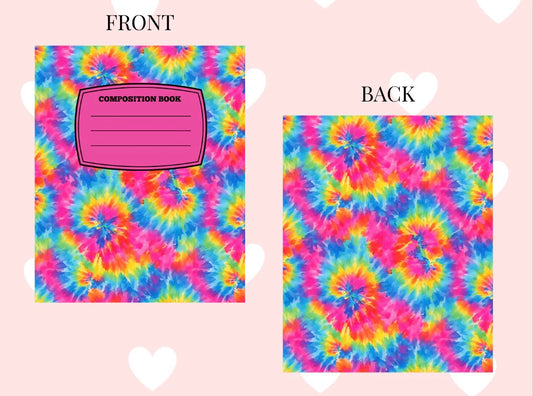 Tye Dye Notebook