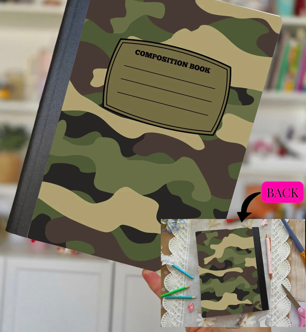 Camo Notebook