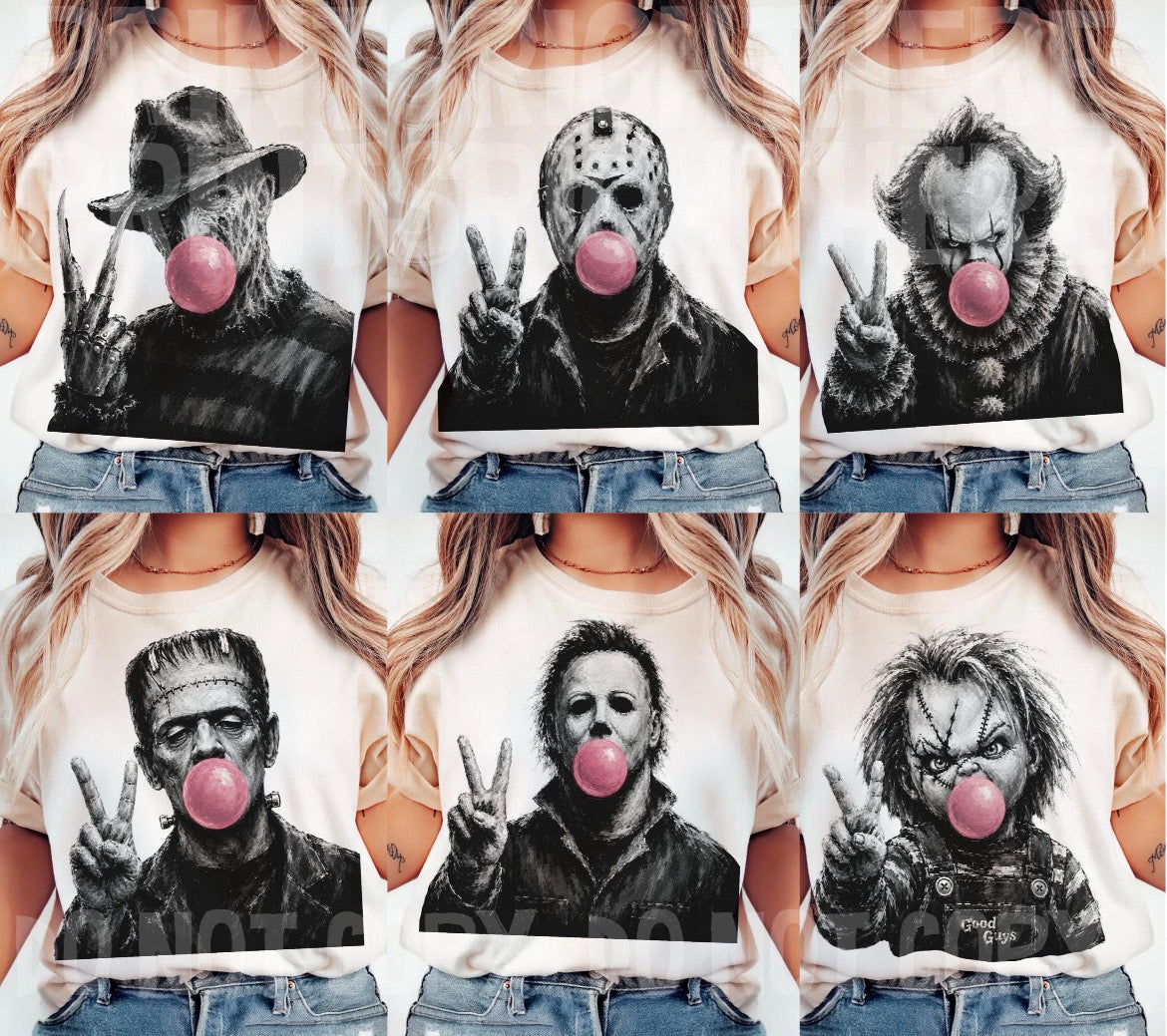 Bubble Gum Halloween T-shirts