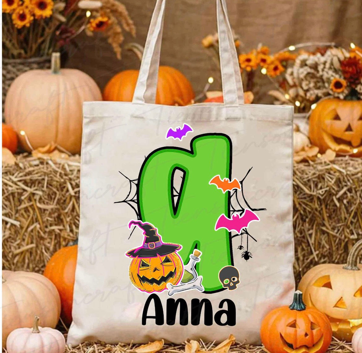 Custom Halloween Tote Bags