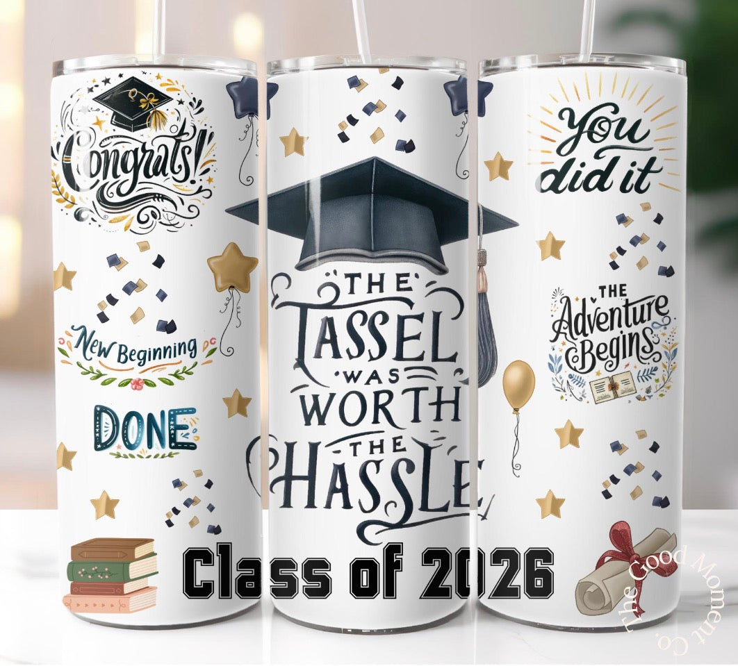 Graduation 20oz Sublimation Tumbler