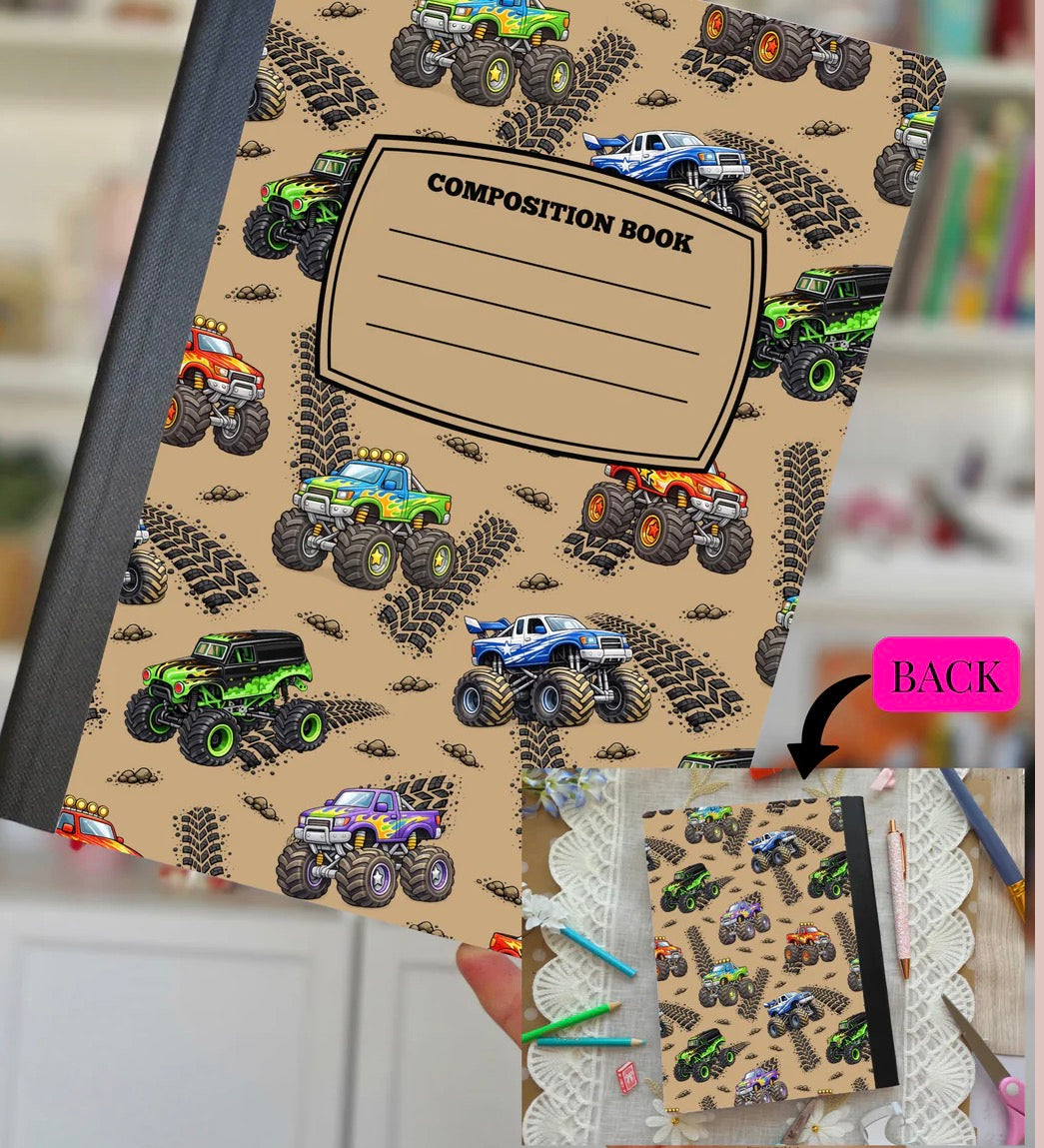 Monster Truck Notebook