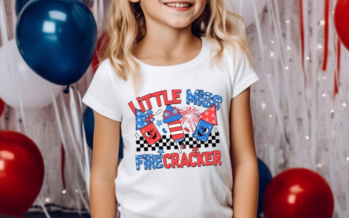 Little Miss Firecracker T-shirt