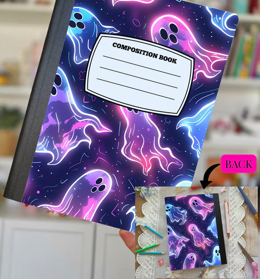 Neon Ghost Notebook