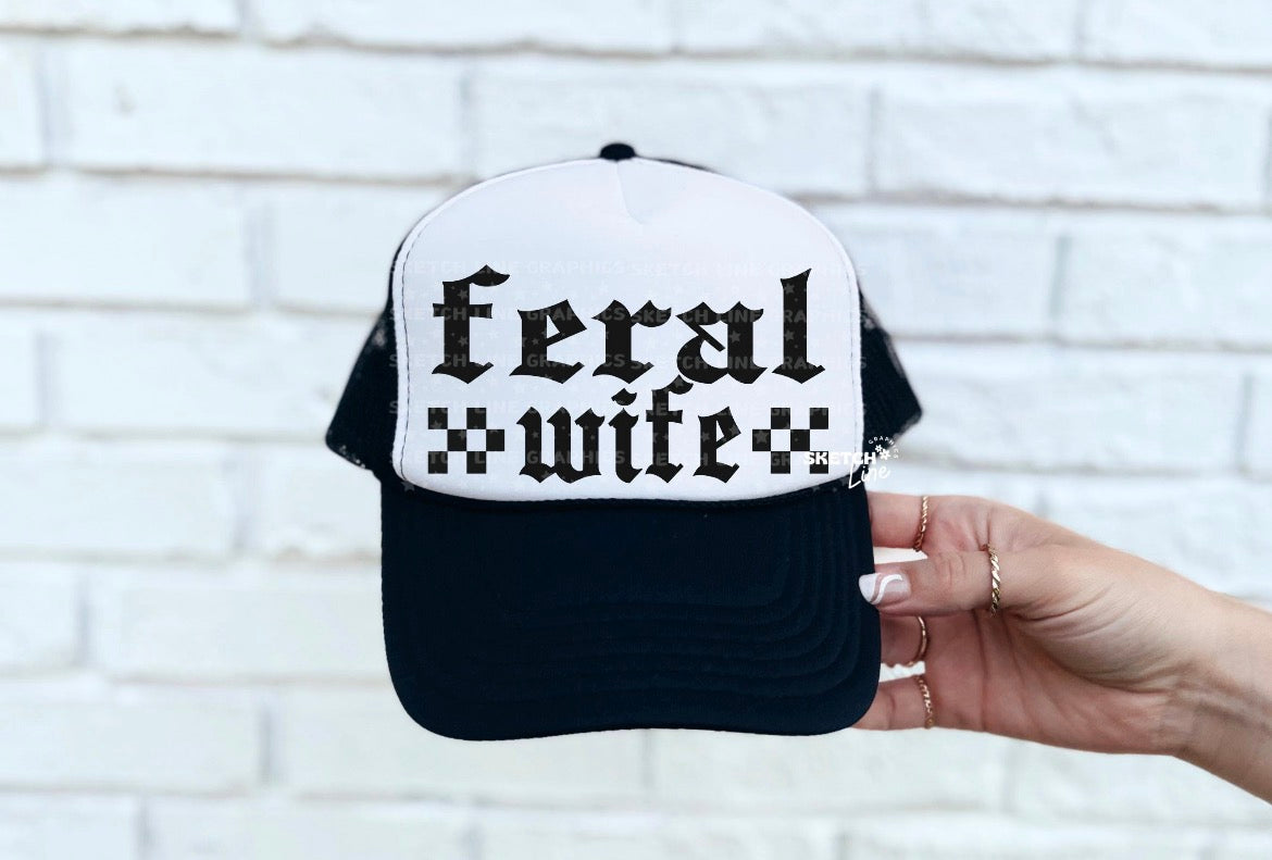 Feral Wife Trucker Hat