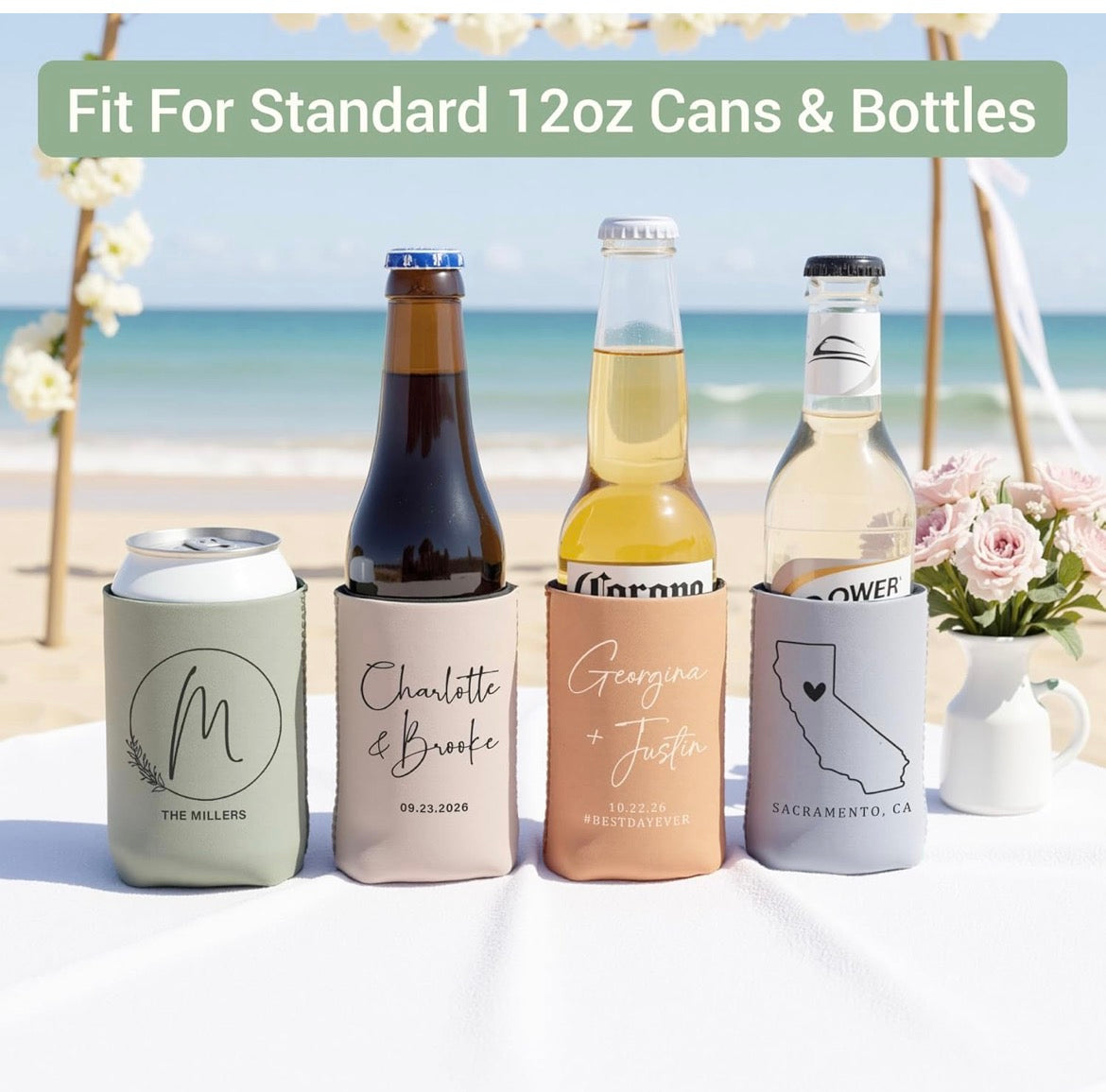 Personalize able Koozies