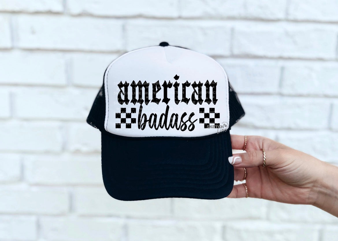 American Badass Trucker Hat