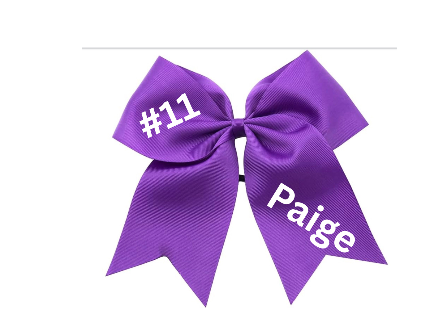 Personalize able Hair Bows